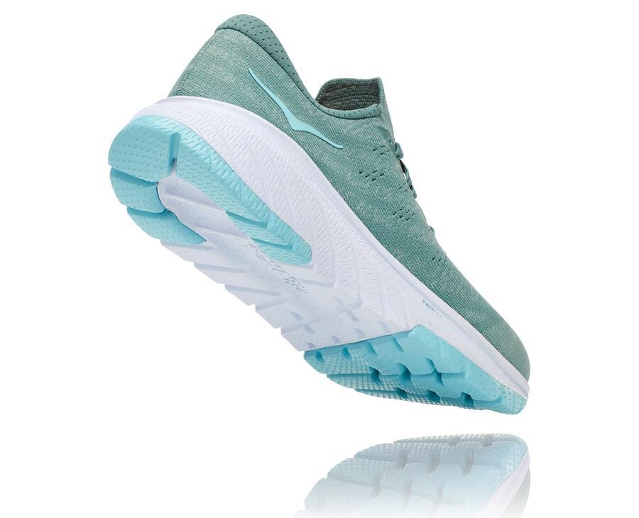 Zapatillas Asfalto Hoka One One Mujer - Cavu 3 - Azules/Blancas - IAL456107